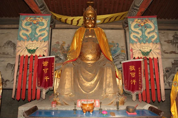De sculpturen van de tempel van Zhangbi Cun in China — Stockfoto