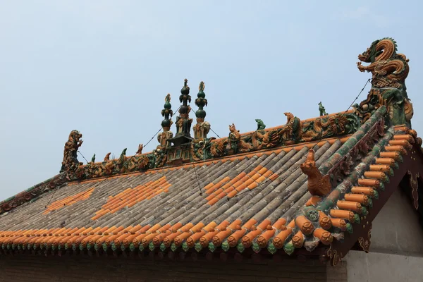 Het dorp van de tempel van Zhangbi Cun in China — Stockfoto