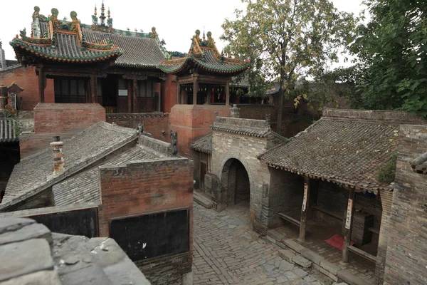 Templet byn Zhangbi Cun i Kina — Stockfoto