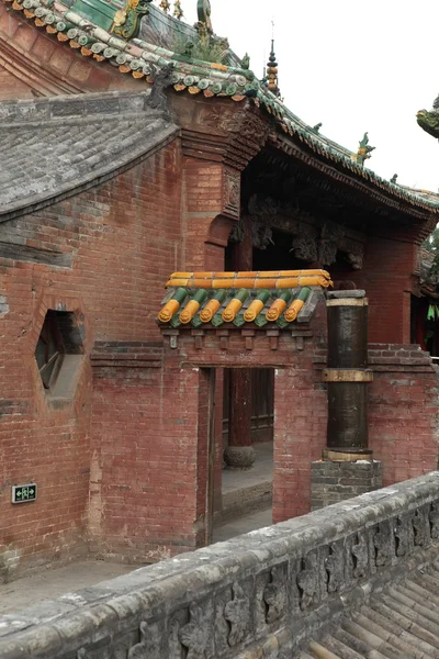 Het dorp van de tempel van Zhangbi Cun in China — Stockfoto