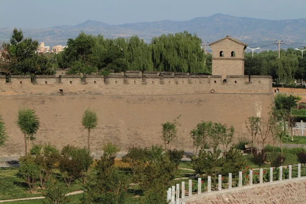 Mury miasta Pingyao w Chinach — Zdjęcie stockowe