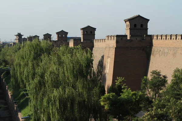 Die Stadtmauer von Pingyao in China — Stockfoto