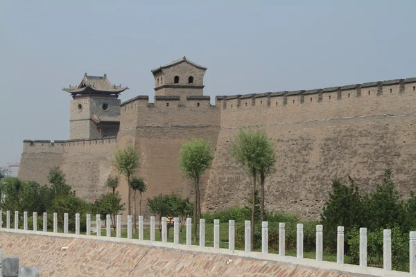 Городская стена Пинъяо в Китае — стоковое фото