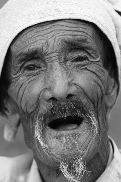 Homem muito velho da China — Fotografia de Stock