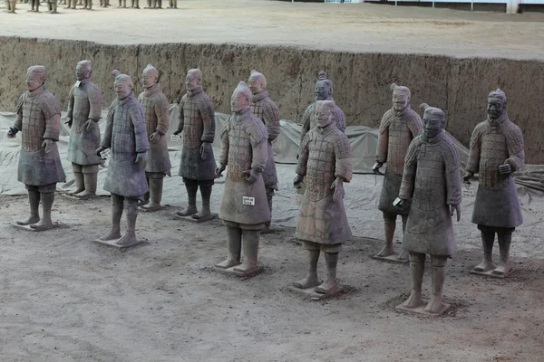 El ejército de terracota de Xian en China — Foto de Stock