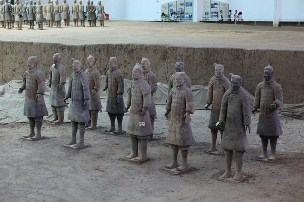 O Exército de Terracota de Xian na China — Fotografia de Stock