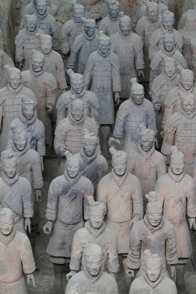 El ejército de terracota de Xian en China — Foto de Stock