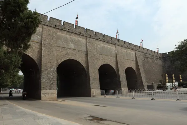 Die historische stadtwand von xian in china — Stockfoto