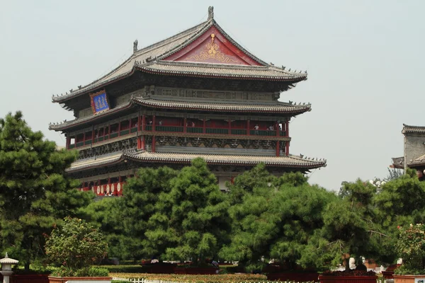 Der trommelturm von xian in china — Stockfoto