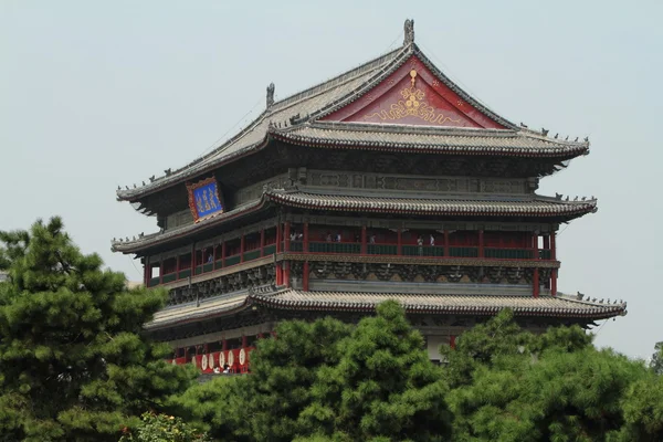 La tour du tambour de Xian en Chine — Photo