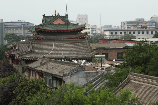 中国の西安市の都市のスモッグ — ストック写真