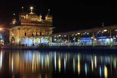 Amritsar altın tapınak Hindistan