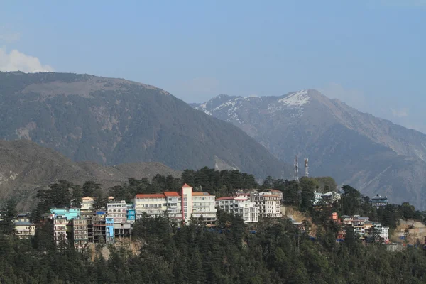 Miasto Dharamsali w Indiach — Zdjęcie stockowe