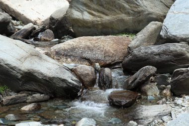 Dağ dere Dharamsala Hindistan içinde