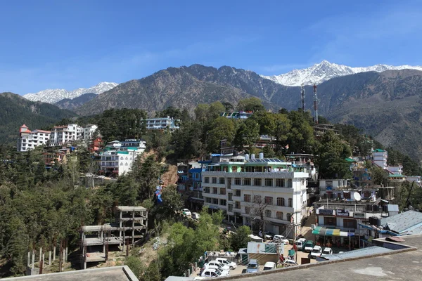 De stad van Dharamsala in India — Stockfoto