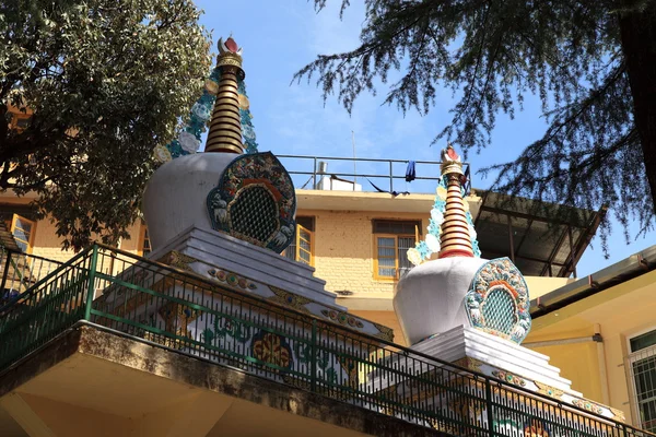 Buddhismen Stupas Dharamsala i Indien — Stockfoto