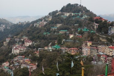 The City of Shimla in North India clipart
