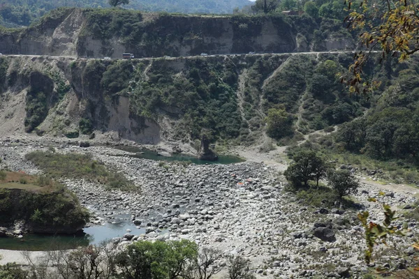 Paisajes fluviales en India Norte — Foto de Stock