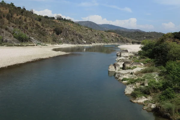 Paisajes fluviales en India Norte — Foto de Stock