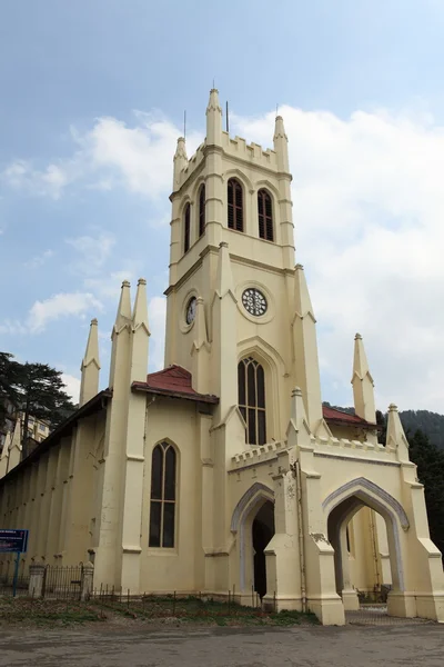 Christ Church in de stad van Shimla in India — Stockfoto