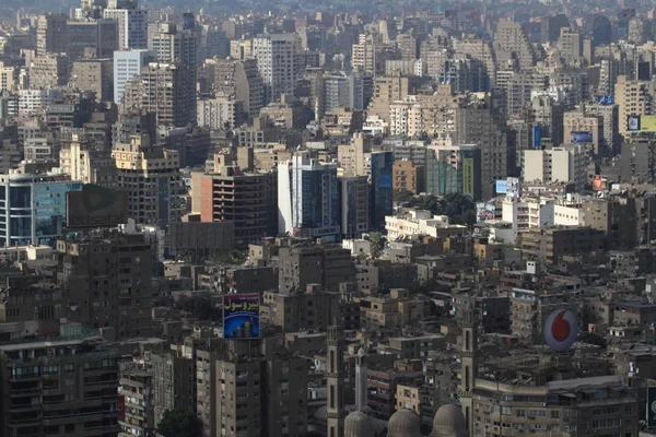 De stad van Cairo in de smog — Stockfoto