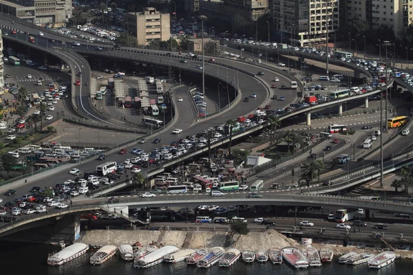 Intersection in Cairo — Stock Photo, Image