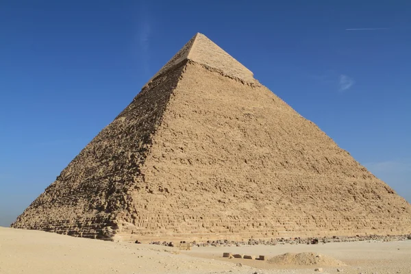 Οι πυραμίδες και η Σφίγγα της Αιγύπτου — Φωτογραφία Αρχείου
