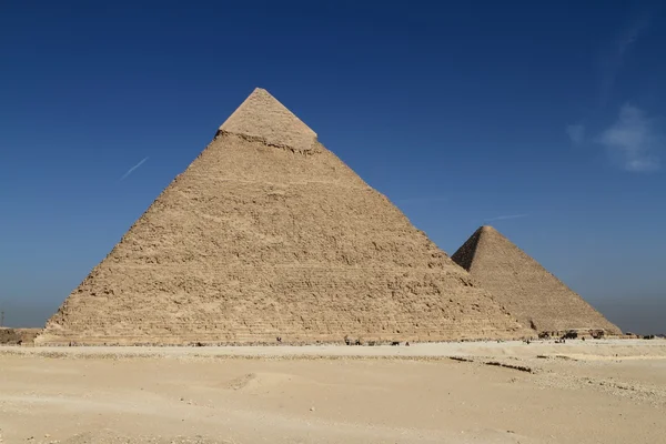 Pyramiden und Sphinx in Ägypten — Stockfoto