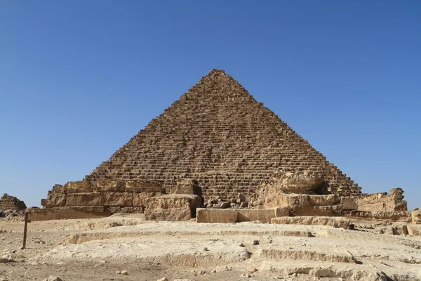 De piramides en de Sfinx van Egypte — Stockfoto