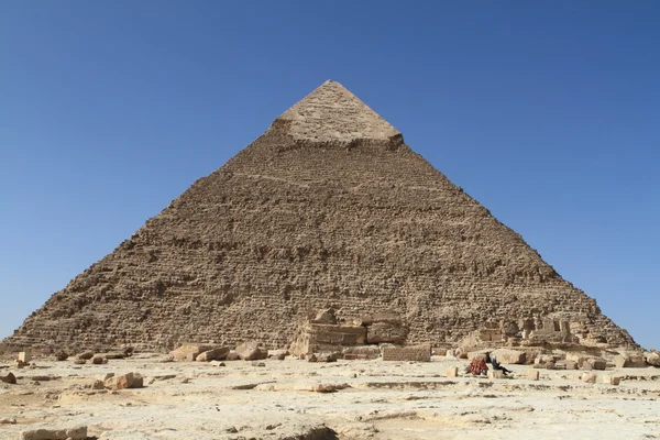 Pyramiderna och sfinxen i Egypten — Stockfoto