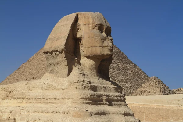 The Pyramids and Sphinx of Egypt — Stock Photo, Image