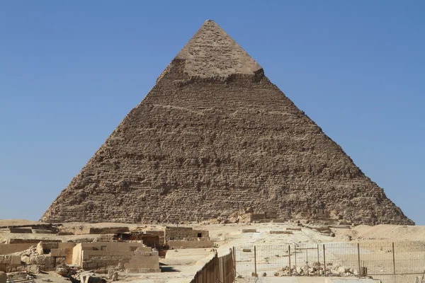 Pyramiderna och sfinxen i Egypten — Stockfoto