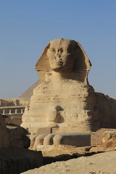 The Pyramids and Sphinx of Egypt — Stock Photo, Image