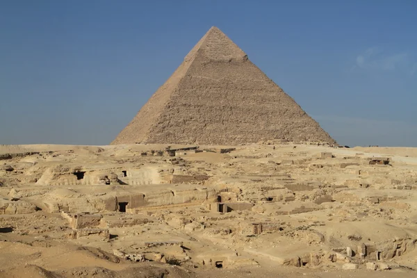 Les pyramides et le sphinx d'Egypte — Photo