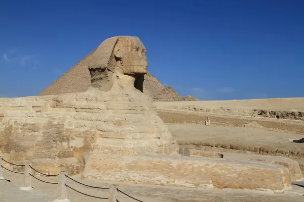 Pyramidy a Sfinga z Egypta — Stock fotografie