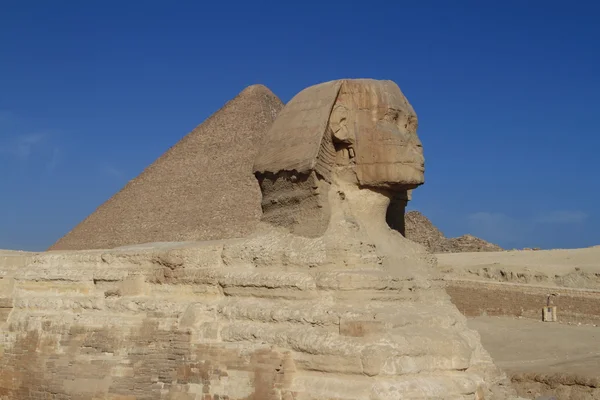 Les pyramides et le sphinx d'Egypte — Photo