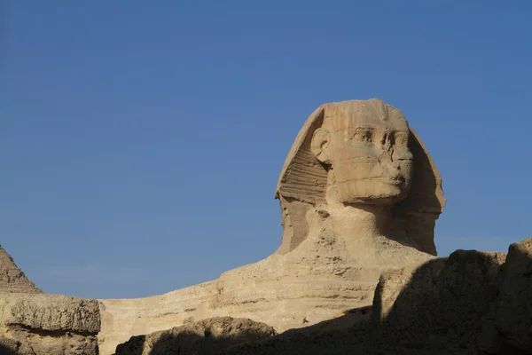 金字塔和狮身人面像埃及 — 图库照片