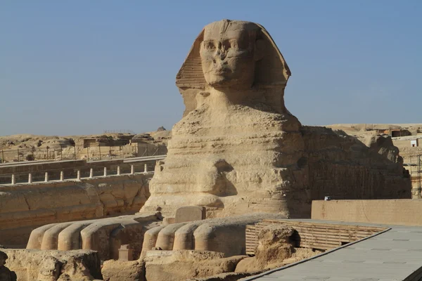 Les pyramides et le sphinx d'Egypte — Photo