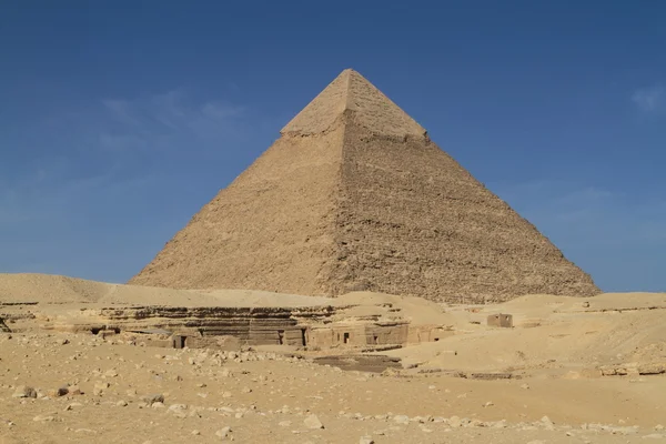 Пирамиды и Сфинкс Египта — стоковое фото