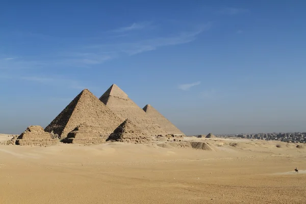 Les pyramides et le sphinx d'Egypte — Photo