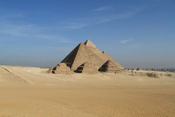 The Pyramids and Sphinx of Egypt — Stock Photo, Image