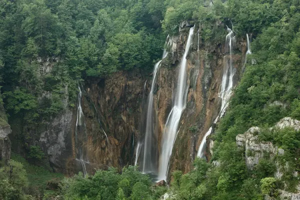 Плітвіцькі озера в Хорватії — стокове фото