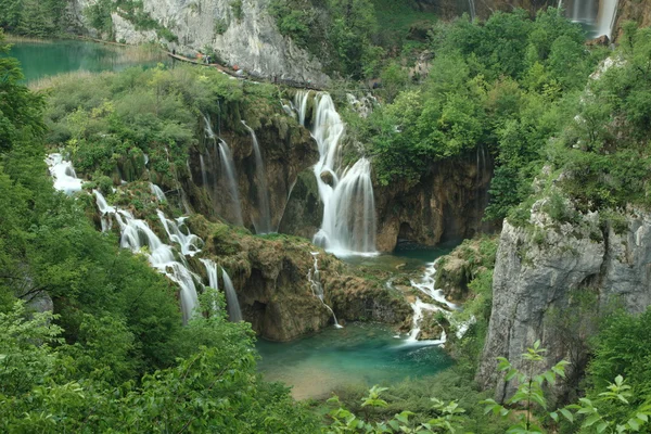 Plitvicei-tavak, Horvátország — Stock Fotó