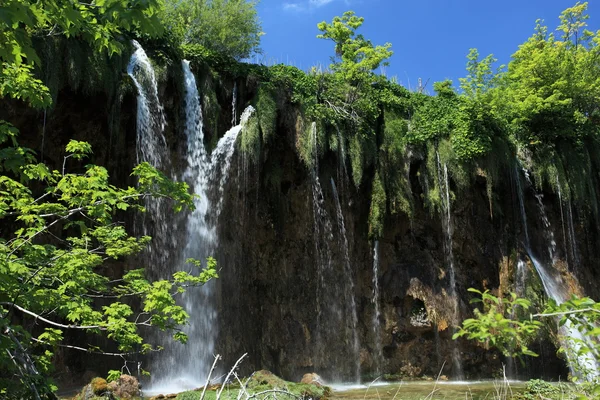 Park Narodowy Jezior Plitwickich i wodospady w Chorwacji — Zdjęcie stockowe