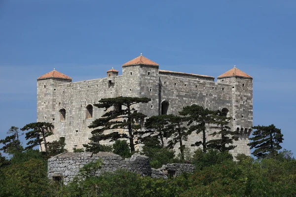 Крепость Нехай близ Сена в Хорватии — стоковое фото