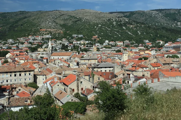 Staden senj vid Adriatiska havet i Kroatien — Stockfoto