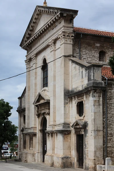 De kathedraal van Pula in Kroatië — Stockfoto