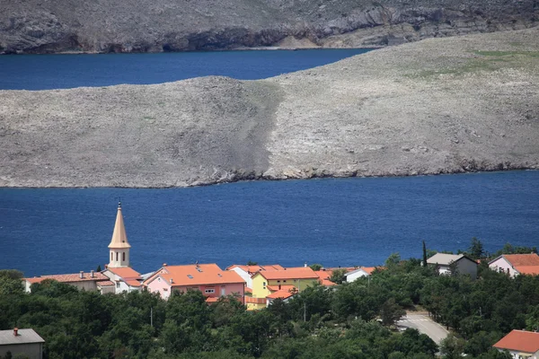 Jaderské moře z Chorvatska — Stock fotografie