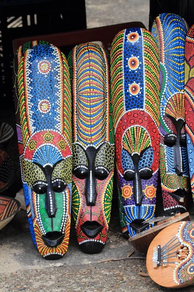 Afrikanische Masken — Stockfoto