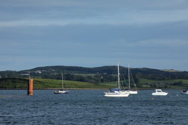 Sahil yakınındaki Kuzey İrlanda'Killyleagh
